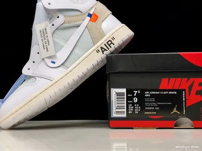 Cheap Jordan Off-White 1 High Air AQ0818-100 White Retro 0513